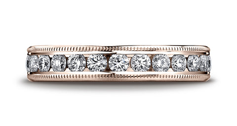Benchmark-14K-Rose-Gold-4mm-Channel-Set-Eternity-Wedding-Band-Ring-with-Milgrain.--Size-4.25--53455014KR04.25