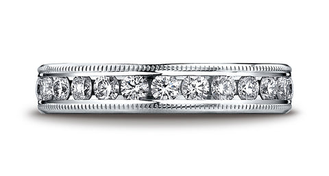 Benchmark-14K-White-Gold-4mm-Channel-Set-Eternity-Wedding-Band-Ring-with-Milgrain.--Size-4.25--53455014KW04.25