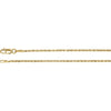14k Yellow Gold 1.6mm Diamond-Cut Rope 18" Chain with Lobster Clasp