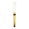 14k Yellow Gold 2.5mm Flat Tapered Band, Size 6