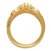 14k White Gold Latticework Ring, Size 6