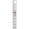 14k White Gold 3/4 CTW Diamond Cross Pendant