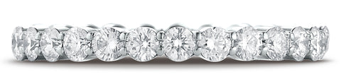 Benchmark-14K-White-Gold-2mm-High-Polish-Shared-Prong-Diamond-Eternity-Wedding-Band-Ring--Size-4.25--552572314KW04.25