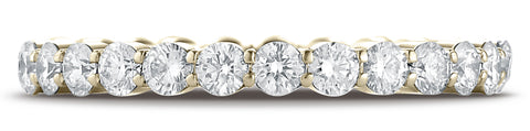 Benchmark-14K-Yellow-Gold-2mm-High-Polish-Shared-Prong-Diamond-Eternity-Wedding-Band-Ring--Size-4.25--552572314KY04.25