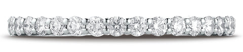 Benchmark-14K-White-Gold-2mm-High-Polish-Shared-Prong-Diamond-Eternity-Wedding-Band-Ring--Size-4.25--55262314KW04.25