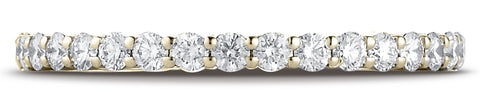 Benchmark-14K-Yellow-Gold-2mm-High-Polish-Shared-Prong-Diamond-Eternity-Wedding-Band-Ring--Size-4.25--55262314KY04.25