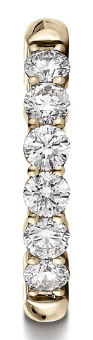 Benchmark-14k-Yellow-Gold-3mm-high-polish-Shared-Prong-6-Stone-Diamond-Ring--0.66Ct.--Size-4.5--553502114KY04.5