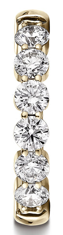 Benchmark-14k-Yellow-Gold-3mm-high-polish-Shared-Prong-6-Stone-Diamond-Ring--0.96Ct.--Size-4.5--553506114KY04.5