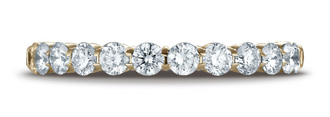 Benchmark-14K-Yellow-Gold-3mm-High-Polish-Shared-Prong-12-Stone-Diamond-Wedding-Ring--.72Ct.--Size-4.25--55382214KY04.25
