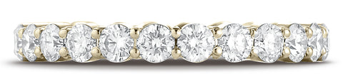 Benchmark-14K-Yellow-Gold-3mm-High-Polish-Shared-Prong-Diamond-Eternity-Wedding-Band-Ring--Size-4.25--55382314KY04.25