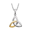14K Two-Tone Gold Celtic Pendant