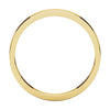 10k Yellow Gold 3mm Flat Band, Size 6