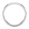 Platinum 3mm Flat Band, Size 9.5