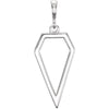 Sterling Silver Geometric Pendant