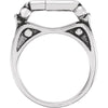 Sterling Silver Designer Ring, Size 7