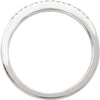 14k White Gold .08 CTW Diamond Band, Size 7