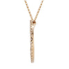 14k Yellow Gold 1 CTW Diamond Circle 18" Necklace