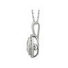 Sterling Silver Cubic Zirconia 18" Necklace