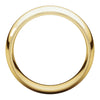 14k Yellow Gold 8mm Double Milgrain Comfort Fit Band, Size 6.5