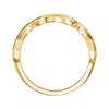 14k Yellow Gold Stackable Infinity-Inspired Ring, Size 7