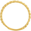 14k Yellow Gold 2mm Twisted Rope Band, Size 7