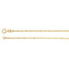 1.25 mm Solid, Singapore Chain in 14k Yellow Gold ( 18-Inch )
