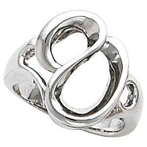 14k Yellow Gold Freeform Ring, Size 6