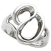 Metal Fashion Ring in 14k Yellow Gold ( Size 6 )