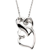 Friendship Pendant with Sterling Silver Chain