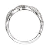 14k White Gold 1/4 CTW Diamond Anniversary Band, Size 7