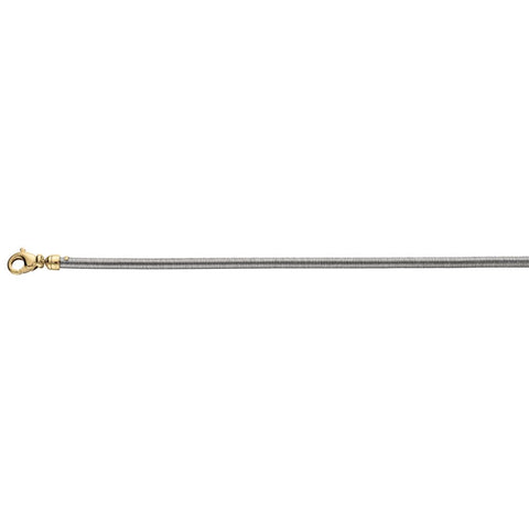 Stainless Steel & 14k Yellow Gold 4.25mm Cocoon™ 16" Chain