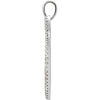 14k White Gold 1/2 CTW Diamond Heart Pendant