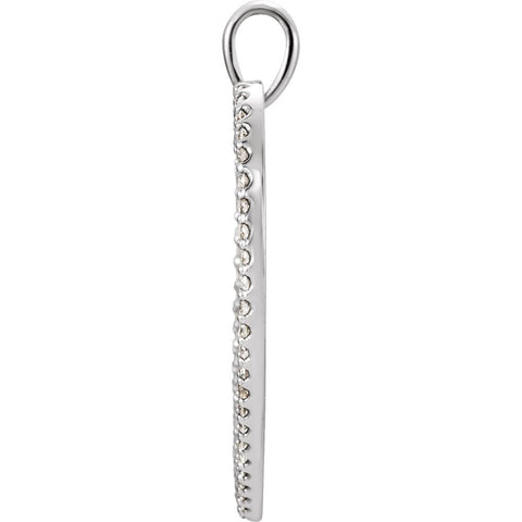 14k Yellow Gold 1/3 CTW Diamond Heart Pendant