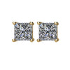 14k Yellow Gold 1 CTW Diamond Earrings