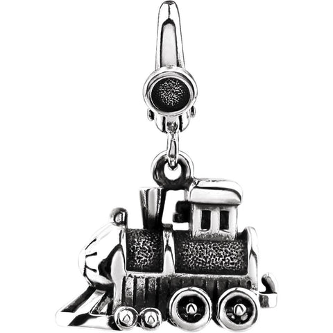 Sterling Silver Train Charm
