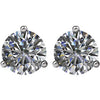 14k White Gold 1 CTW Diamond Threaded Post Earrings