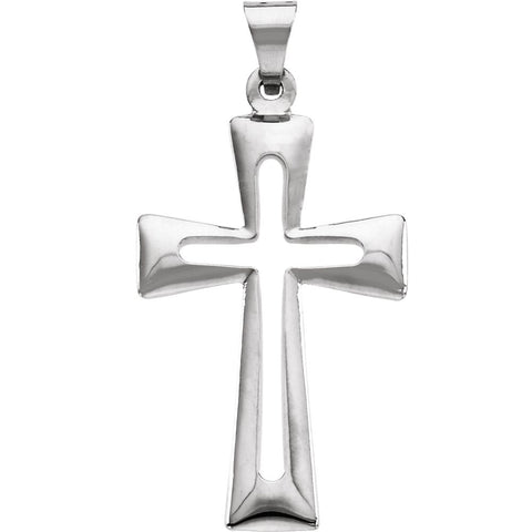 Platinum Cross Pendant