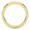 14k Yellow Gold 4mm Flat Comfort Fit Band, Size 6