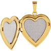 14k Yellow Gold Heart Locket
