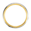 14K White & Yellow Gold 6mm Comfort-Fit Band Size 5.5