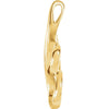 14k Yellow Gold Metal Fashion Pendant