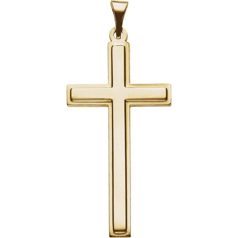 14k Yellow Gold Cross Pendant