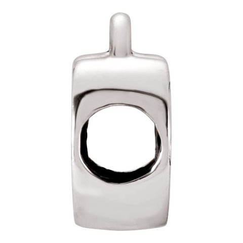 Sterling Silver 12mm Heart Locket Bead