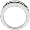 Platinum 1 CTW Diamond Baguette Anniversary Band Size 6