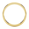 14k Yellow Gold 4mm Flat Edge Band, Size 8