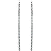 14k White Gold 1/4 CTW Diamond Vertical Bar Earrings