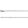 Sterling Silver 1.75mm Solid Diamond-Cut Cable 16-inch Chain