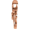 14k Rose Gold Freeform Pendant