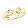 Joined By Christ Ring in 10k Yellow Gold ( Size 6 )