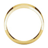 10k Yellow Gold 8mm Flat Tapered Band, Size 6